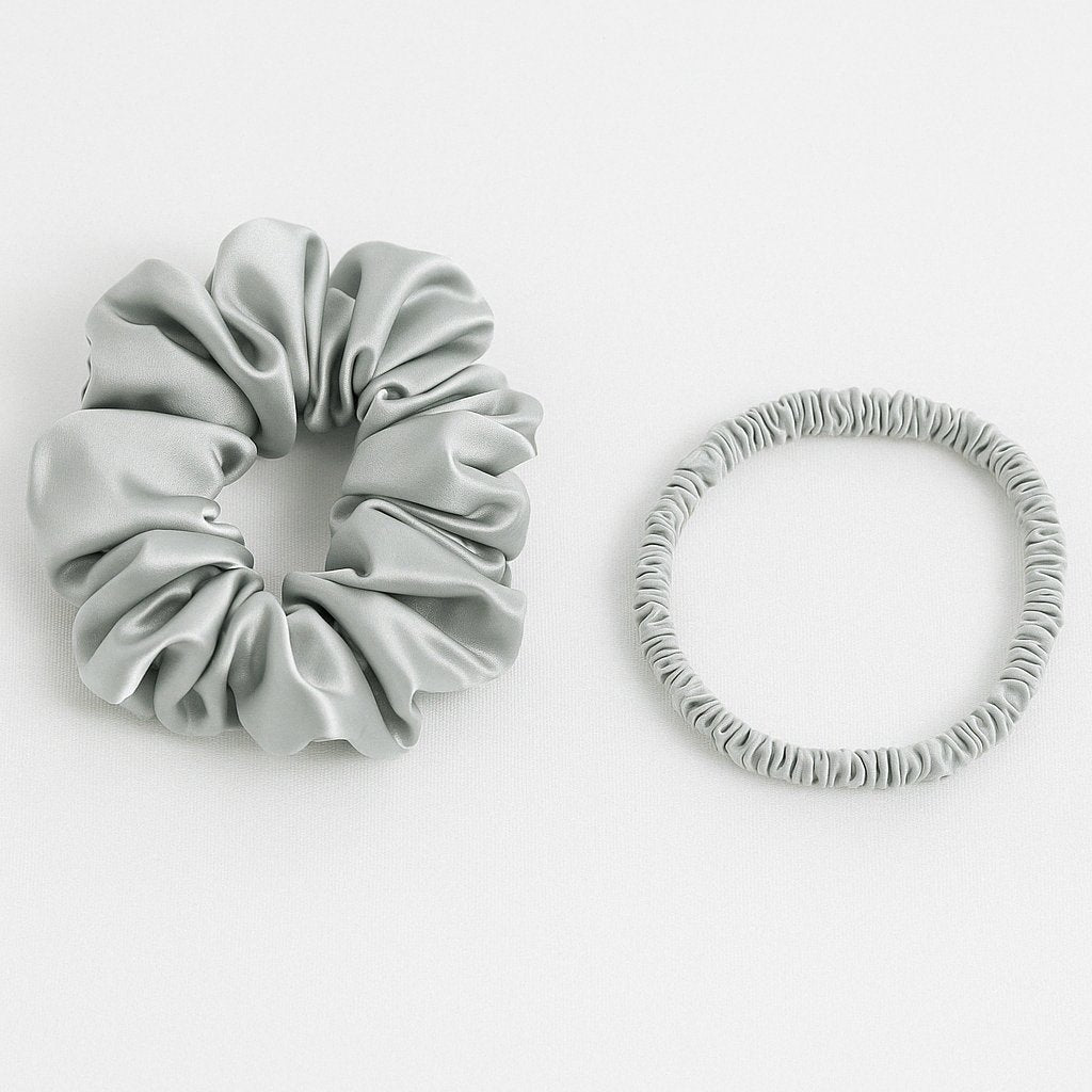 100% Silk Scrunchies (6A 25 Momme)