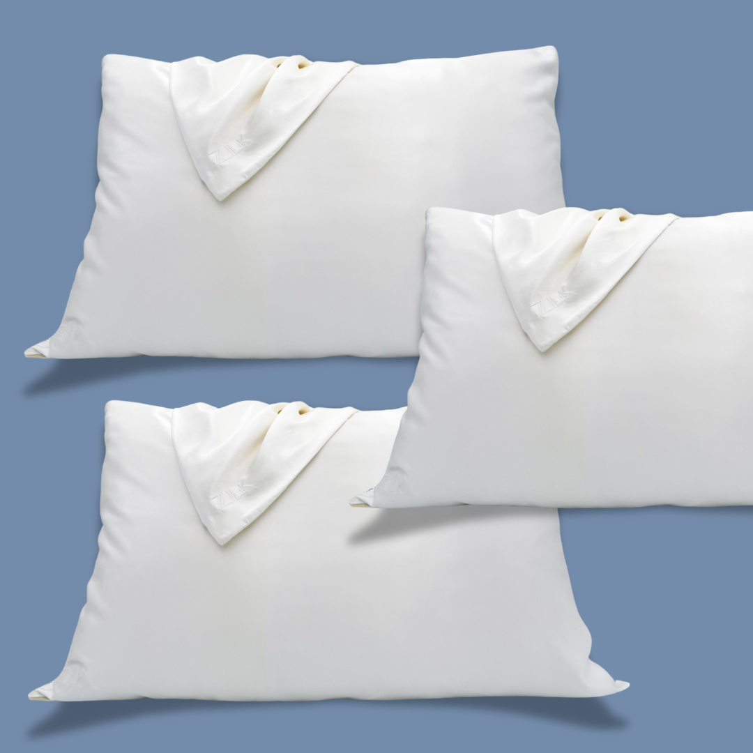 3x Pillowcase | Ivory White