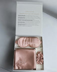 Beauty Silk Sleep Kit 100% Mulberry 25 Momme | Light Pink