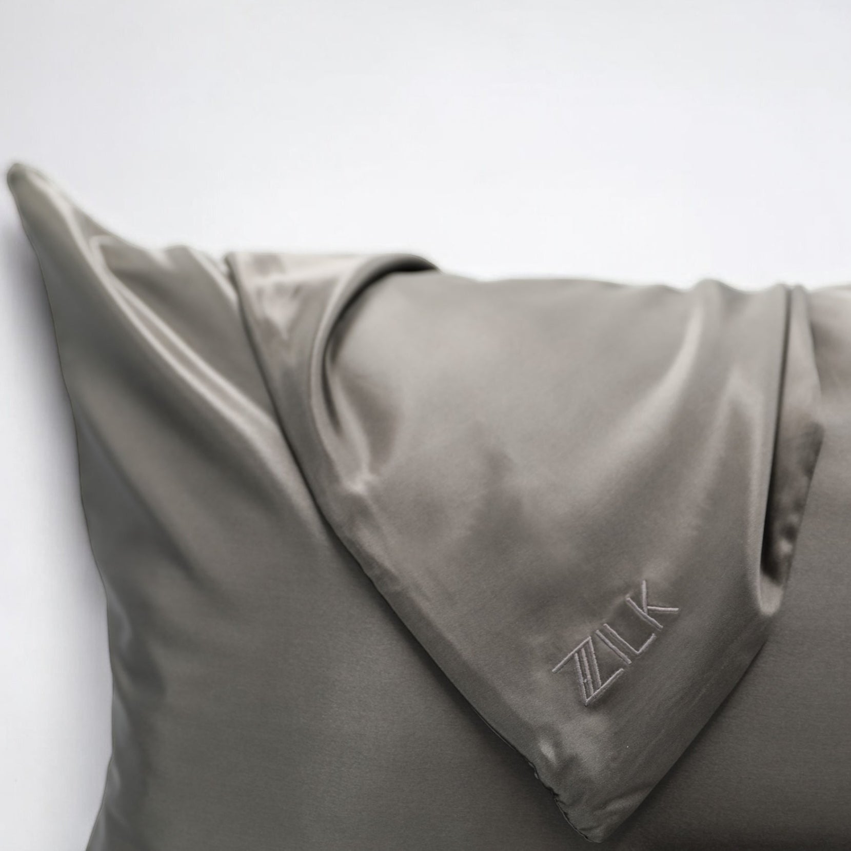 Beauty Silk Pillowcase 100% Mulberry 25 Momme | Charcoal Grey