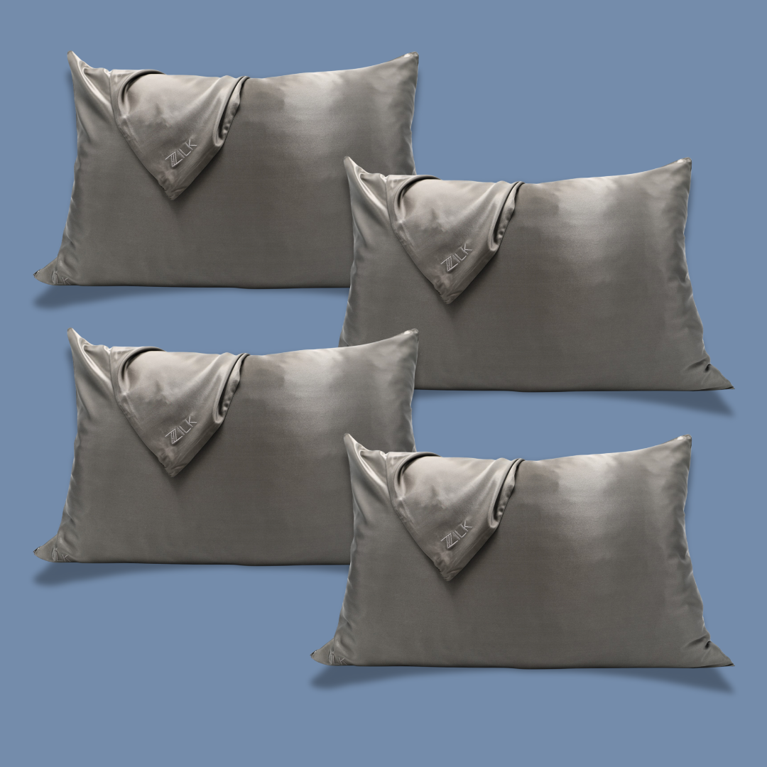 4x Pillowcase Bundle | Charcoal Grey