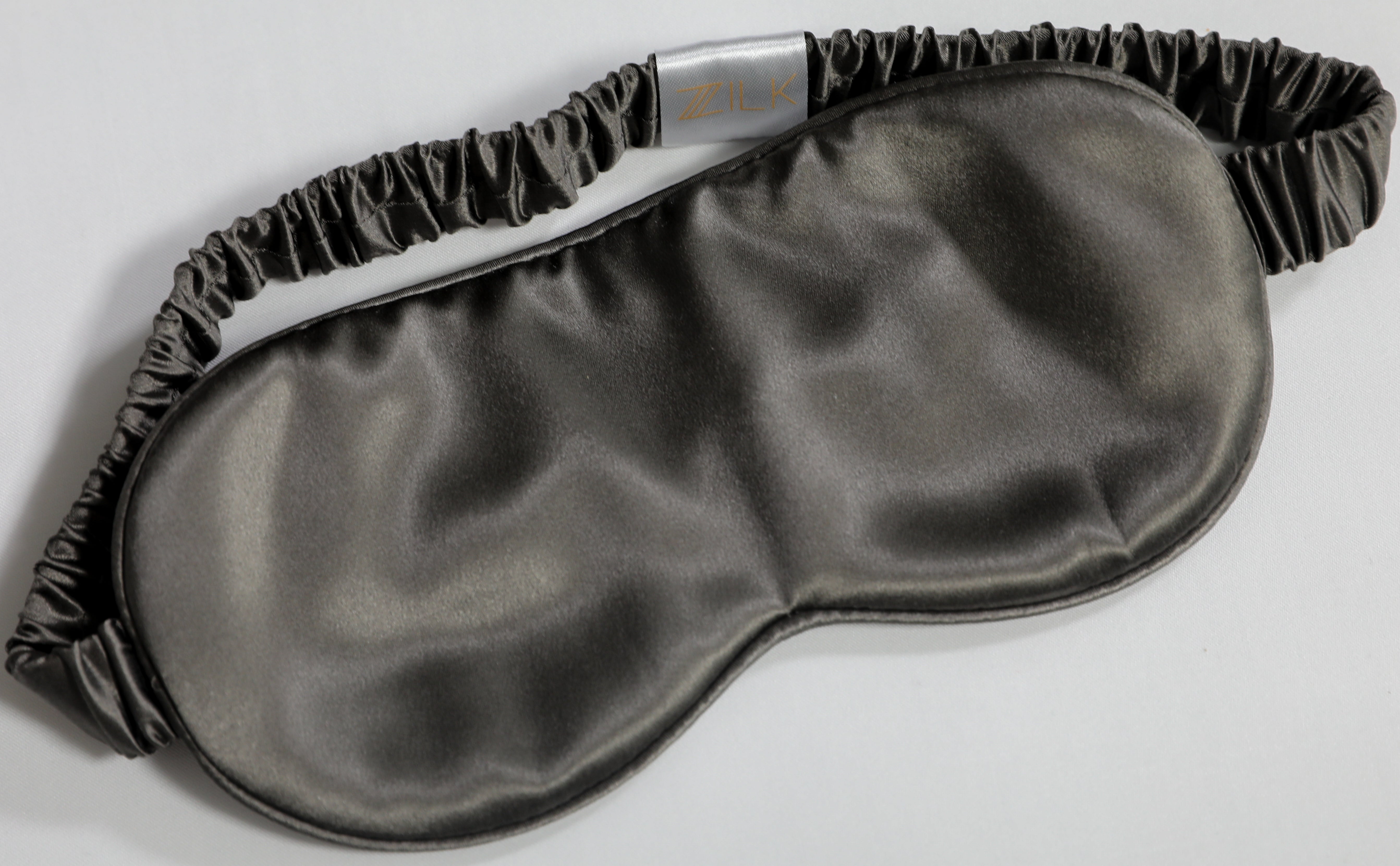 Premium 100% Silk Sleep mask | 25 Momme | Charcoal Grey