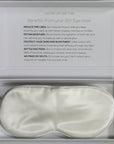 Premium 100% Silk Sleep mask | 25 Momme | Ivory White