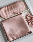 Beauty Silk Sleep Kit 100% Mulberry 25 Momme | Light Pink