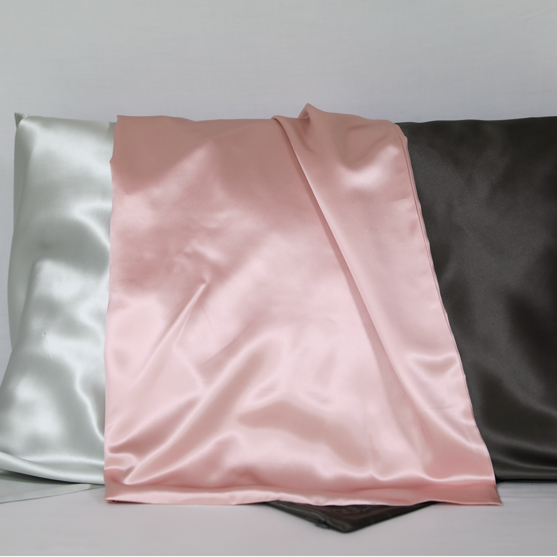 Beauty Silk Pillowcase 100% Mulberry 25 Momme | Steel Grey