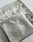 Beauty Silk Sleep Kit 100% Mulberry 25 Momme | Steel Grey
