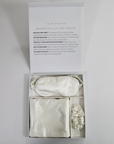 Beauty Silk Sleep Kit 100% Mulberry 25 Momme | White