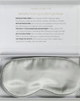 Premium 100% Silk Sleep mask | 25 Momme | Steel Grey