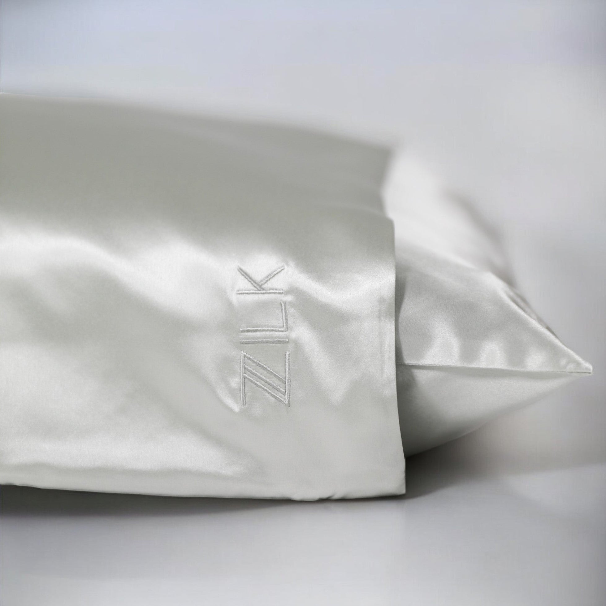 Beauty Silk Pillowcase 100% Mulberry 25 Momme | Steel Grey