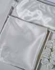 Beauty Silk Sleep Kit 100% Mulberry 25 Momme | White