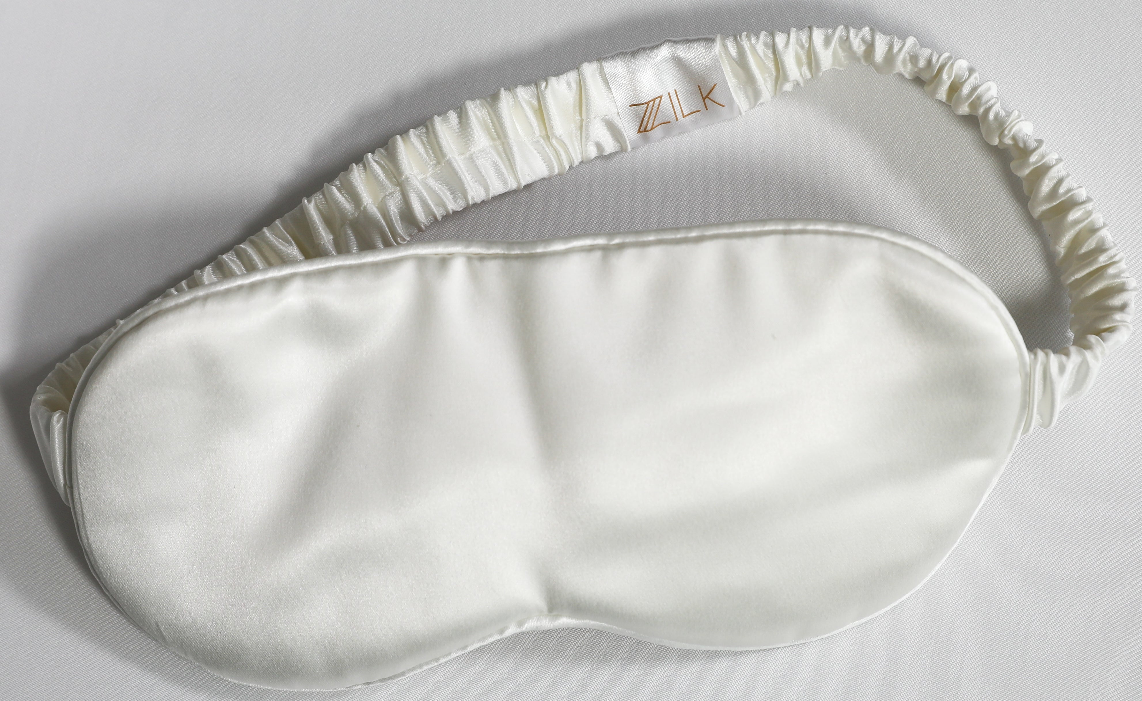 Premium 100% Silk Sleep mask | 25 Momme | Ivory White