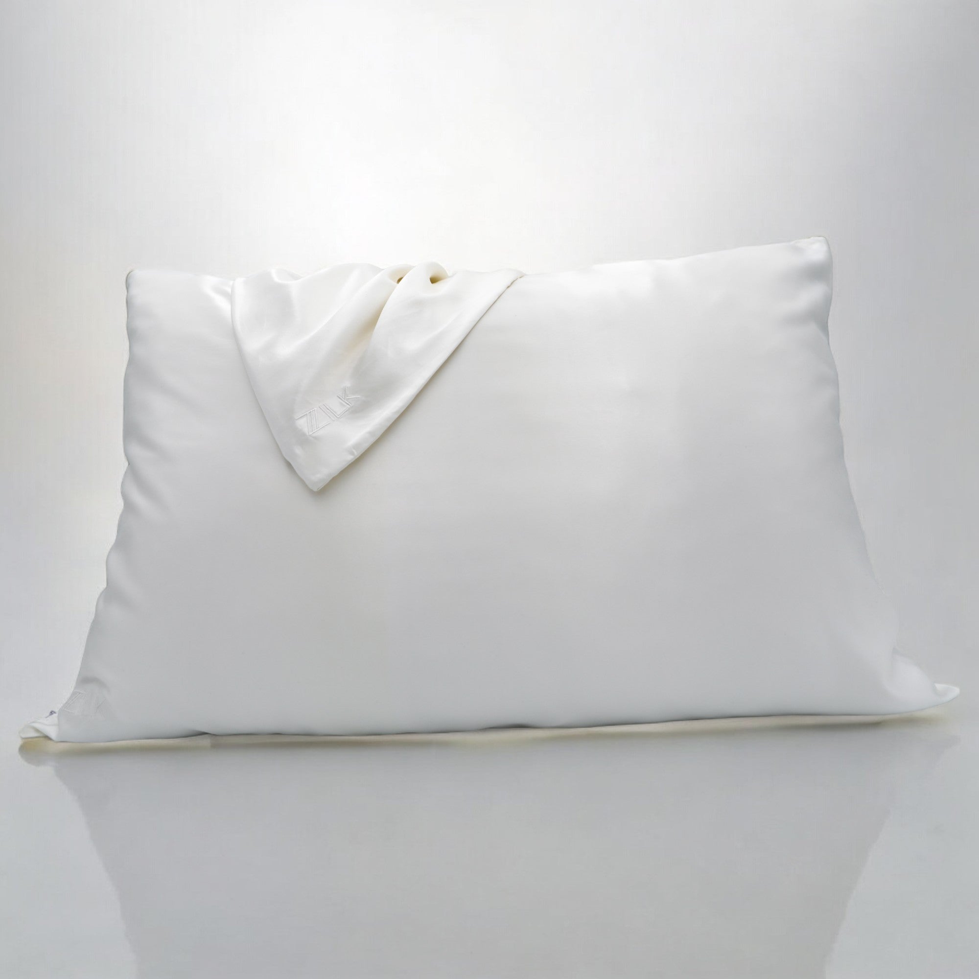 Beauty Silk Pillowcase 100% Mulberry 25 Momme | White