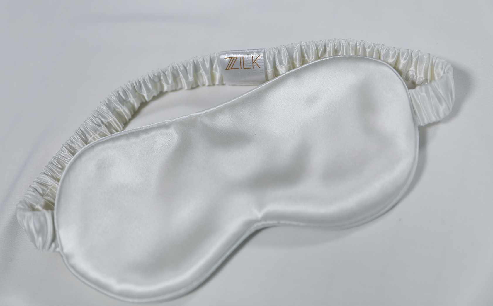 Premium 100% Silk Sleep mask | 25 Momme | White
