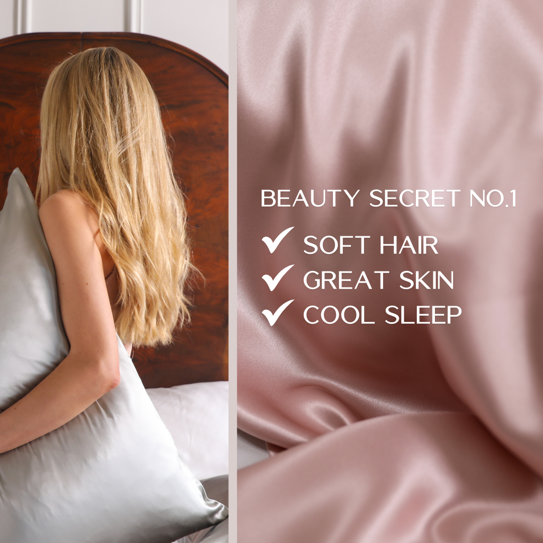 Beauty Silk Pillowcase 100% Mulberry 25 Momme | Light Pink
