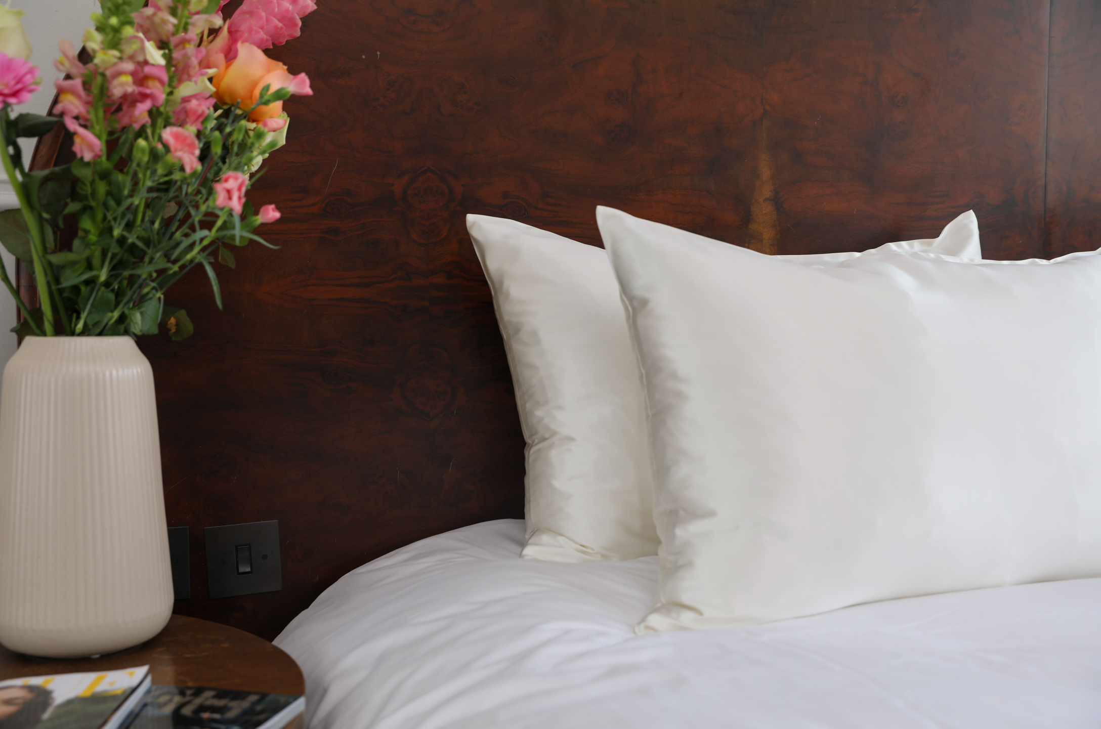 2x Silk Pillowcase Bundle 25 Momme Highest Quality | White Set of 2