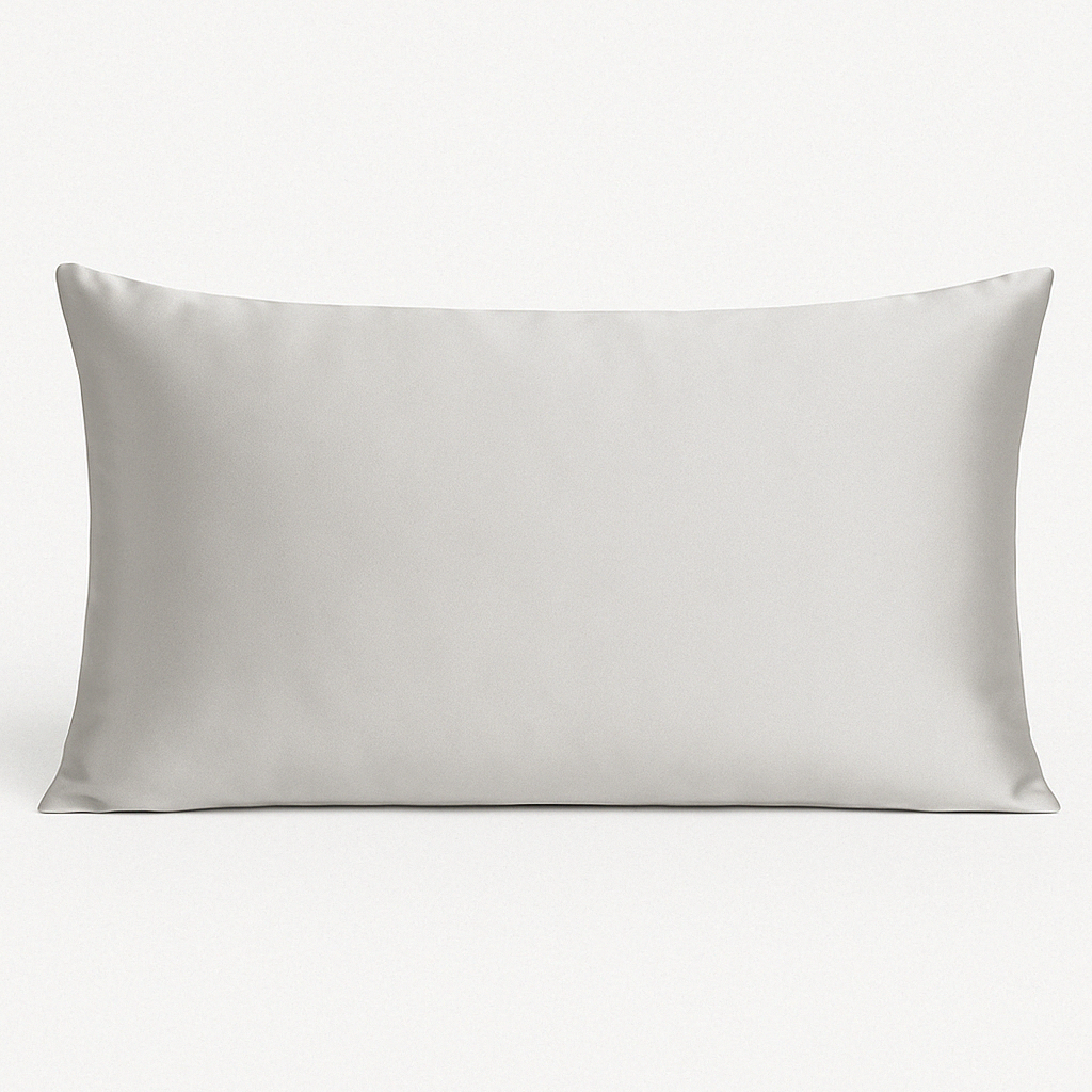 100% Silk Pillowcase 25 Momme Quality Anti-Acne -Aging -Frizz | Light Grey