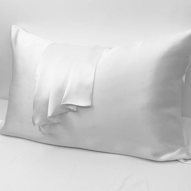 2x Silk Pillowcase Bundle 25 Momme Highest Quality | White Set of 2