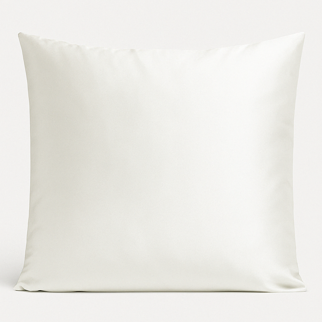 100% Silk Pillowcase 25 Momme Quality Anti-Acne -Aging -Frizz | White