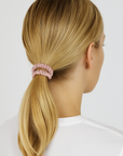 100% Silk Scrunchie Set Anti-Frizz & Breakage Thick & Thin | Pink
