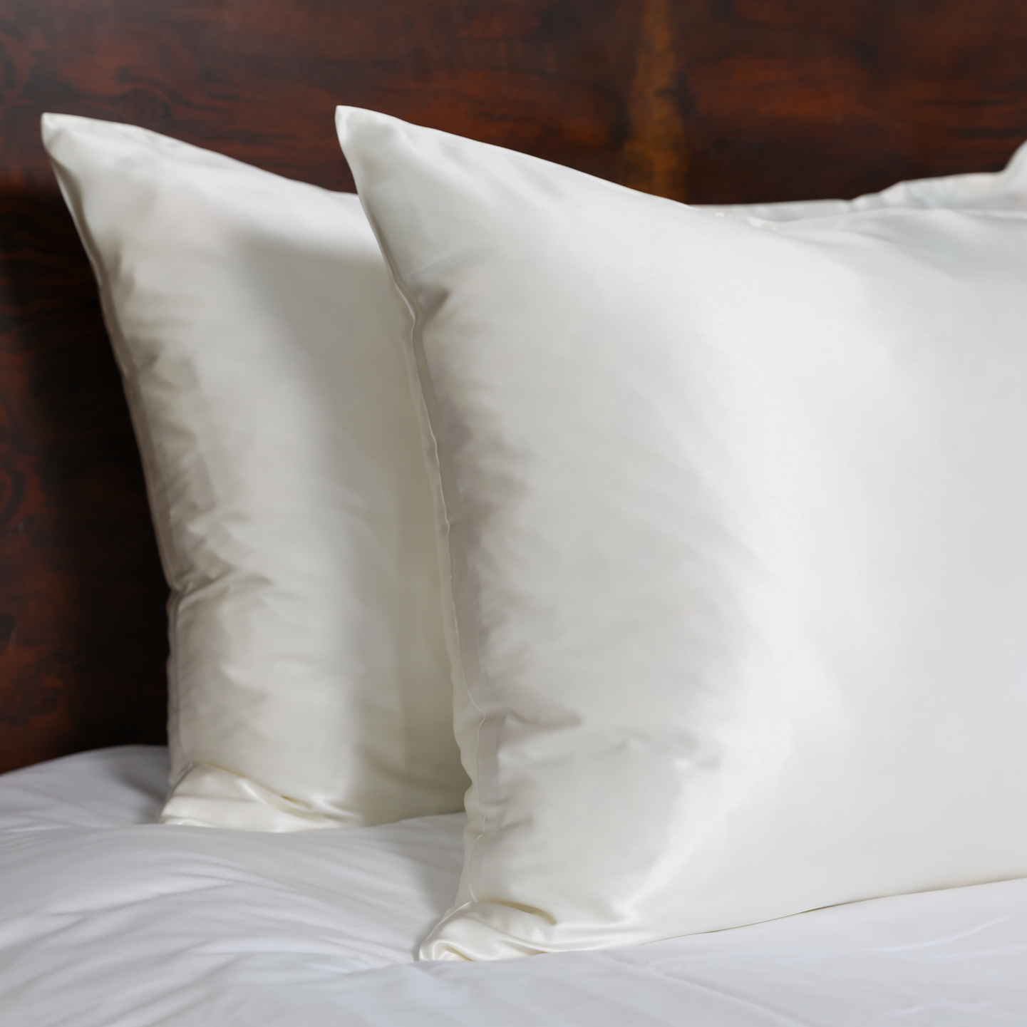 Zilk pillowcase – White