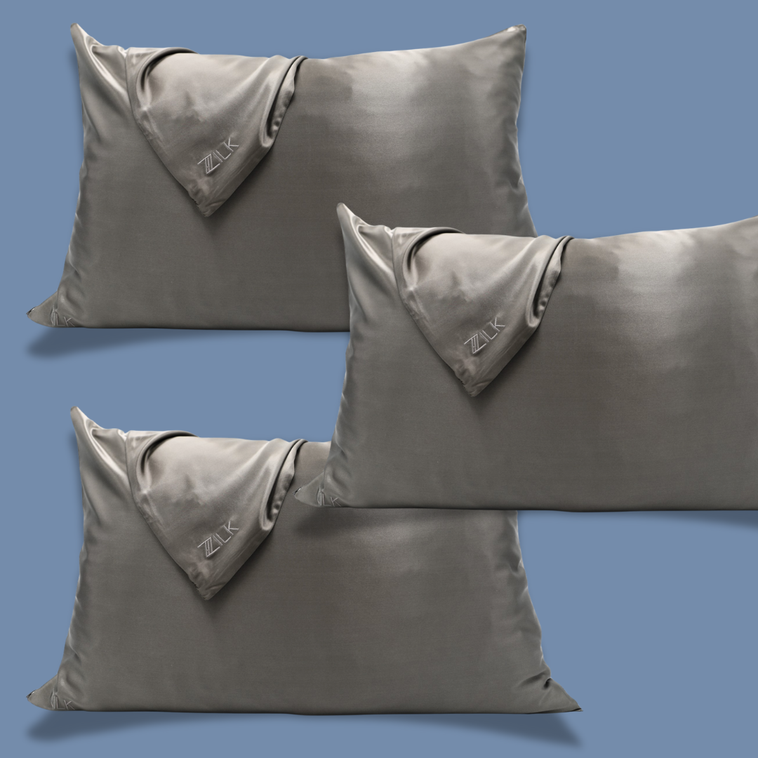 3x Pillowcase Bundle | Charcoal Grey