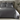 ZILK Darkgray silk duvet cover on bed, full view