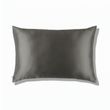 ZILK Darkgray silk pillowcase full view