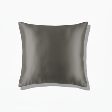 ZILK Darkgray silk pillowcase full view