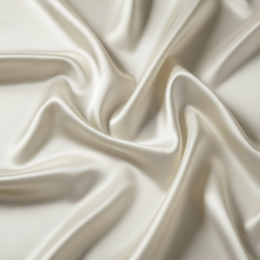 Close-up of ZILK ivory silk pillowcase texture