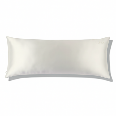 ZILK ivory silk pillowcase full view