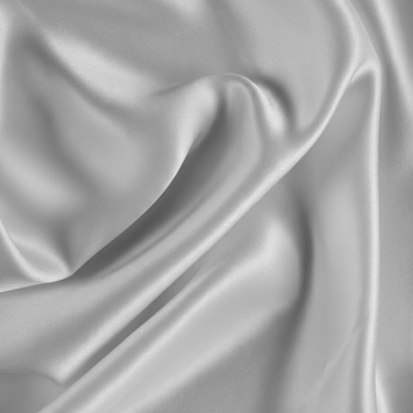 Close-up of ZILK LightGray silk pillowcase texture