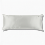 ZILK LightGray silk pillowcase full view