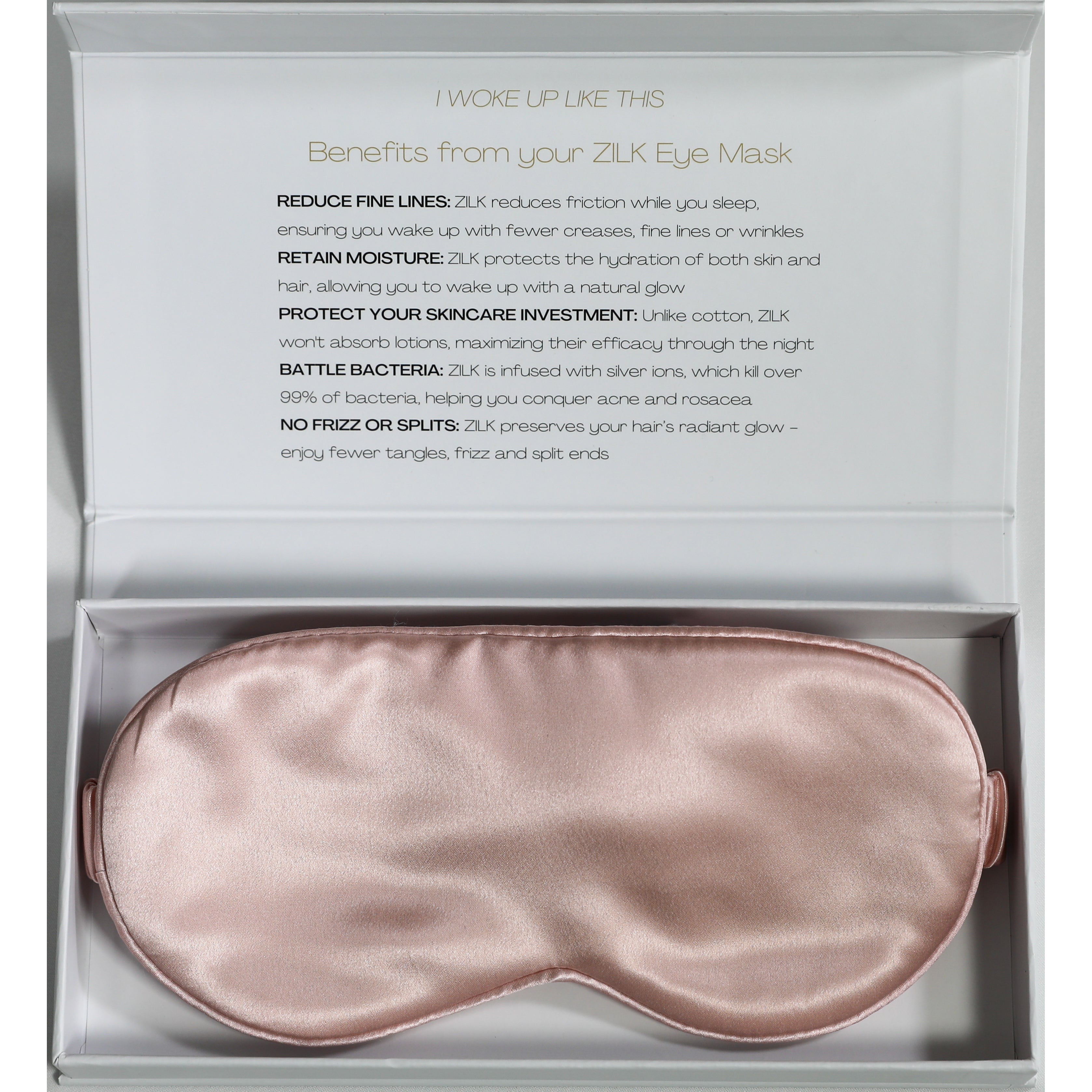 Zilk Serenity Eye Mask - Light Pink