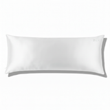 ZILK white silk pillowcase full view