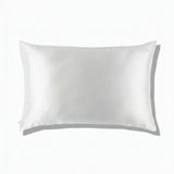ZILK white silk pillowcase full view