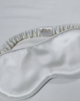 Premium 100% Silk Sleep mask | 25 Momme | White