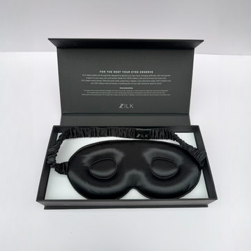Sculpted Mulberry Silk Mask with Flex Band